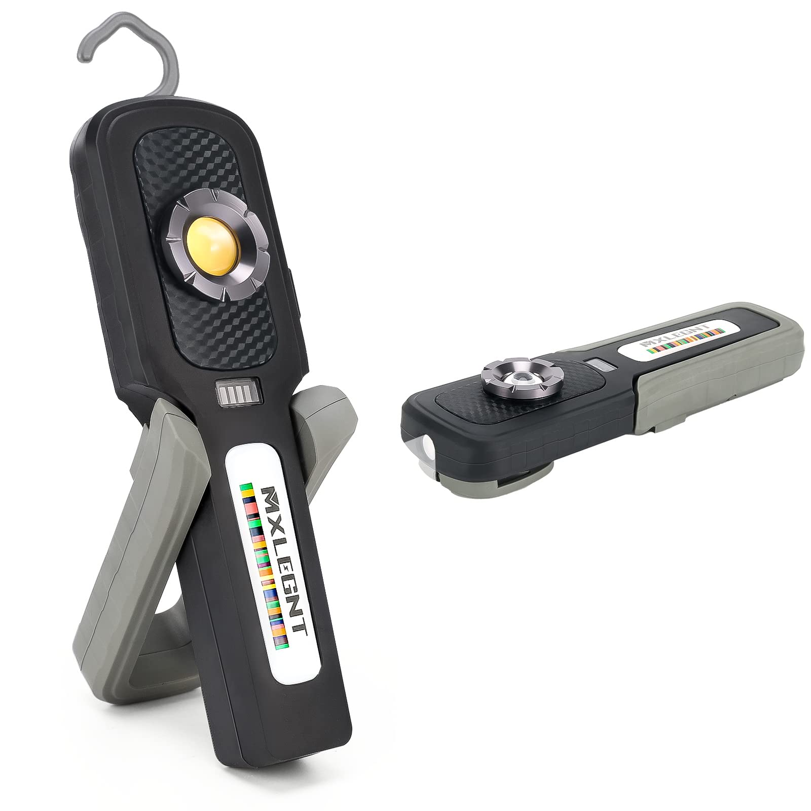 Detailing Light Paint Inspection Lamp: Mxlegnt Rechargeable Led Color Match Lights With Magnet - Swirl Finder - Car Mechanic | 2700K 4500K 6500K | 93+ Cri | 500Lm